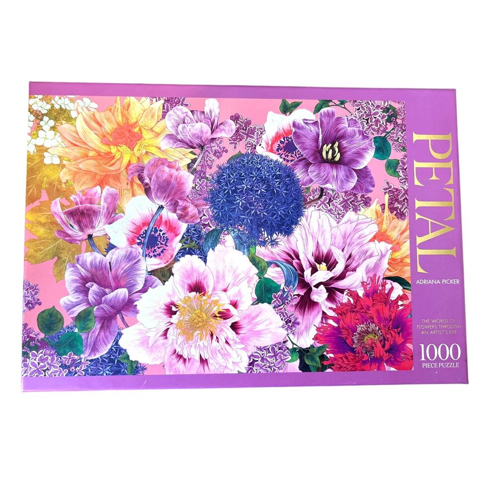 Petal: The World of Flowers Through an Artist's Eye 1000-Piece Puzzle